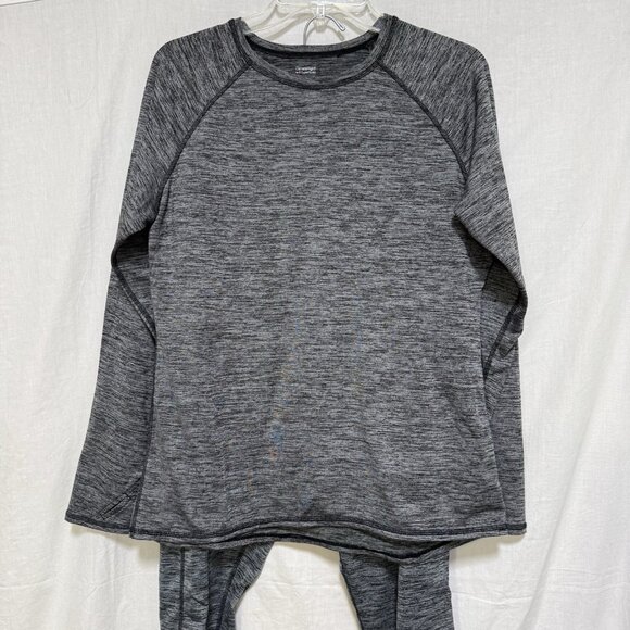 Cuddl Duds Climate Right Base Layer Plush Warmth Long Sleeve Crew Top Size Large - Picture 4 of 8